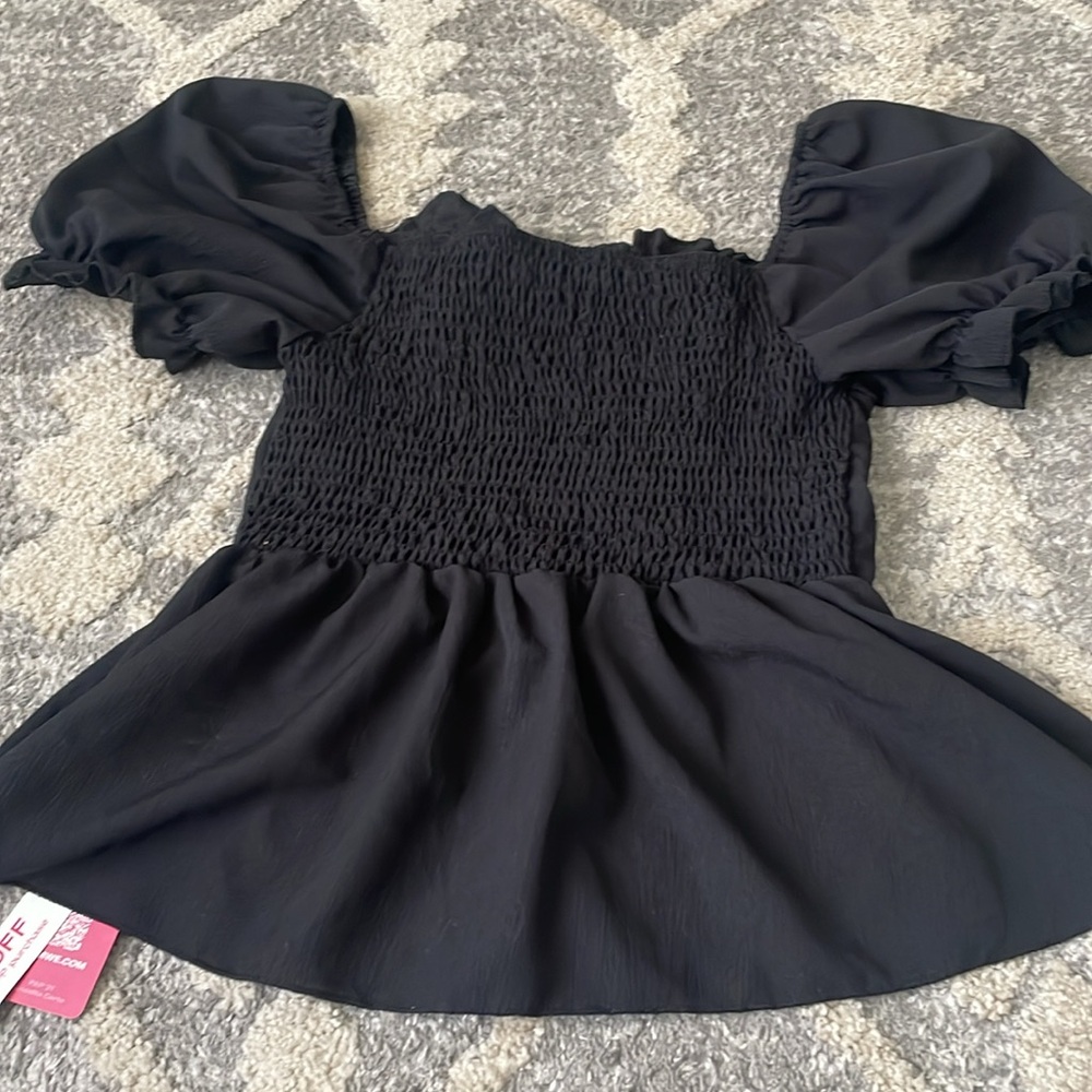 ROMWE Elegant Black Blouse - Picture 4 of 4